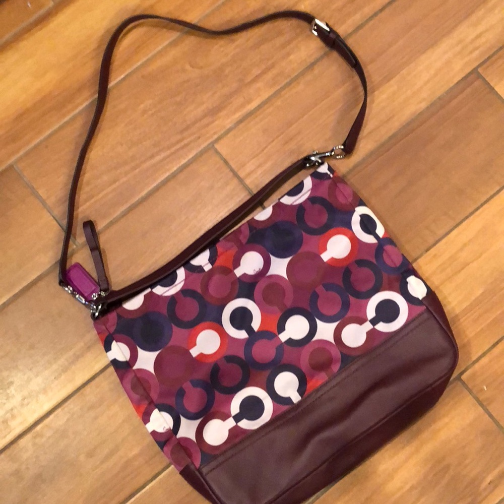 Crossbody Burgundy Coach Bag